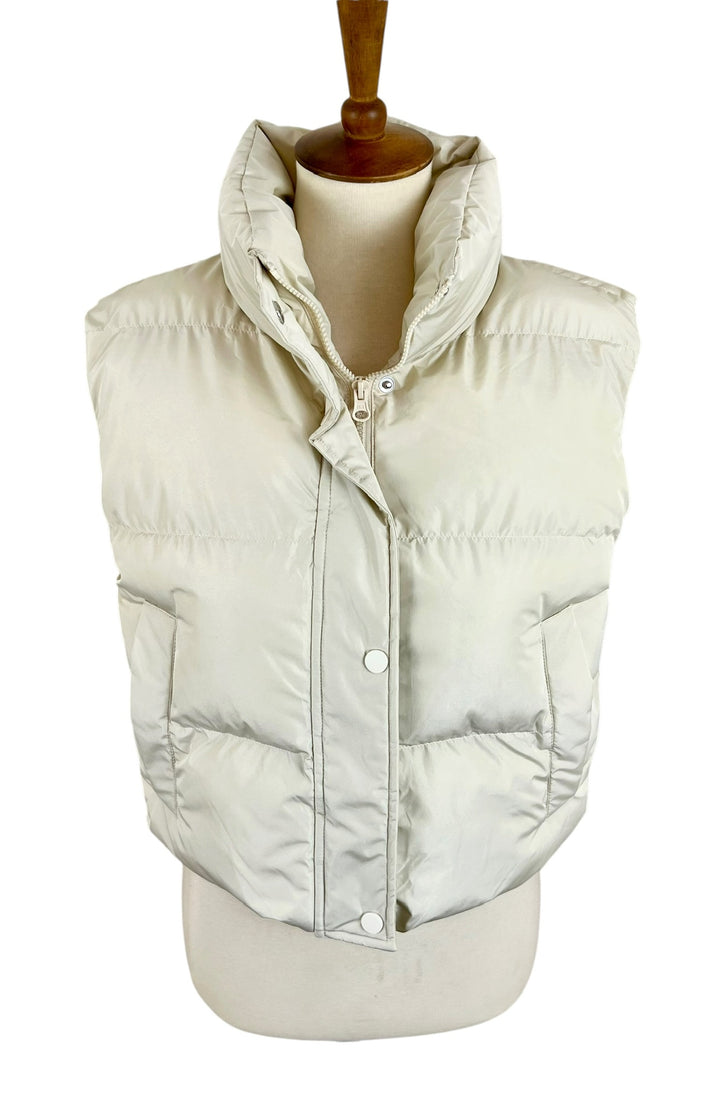 CCB Cropped Vest (Cream)