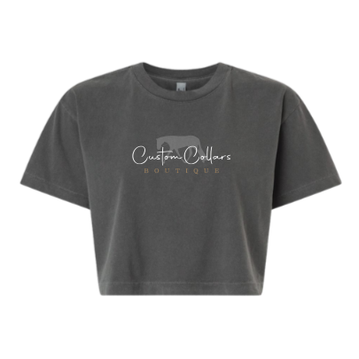 CCB Cropped Tee (Faded Gray)