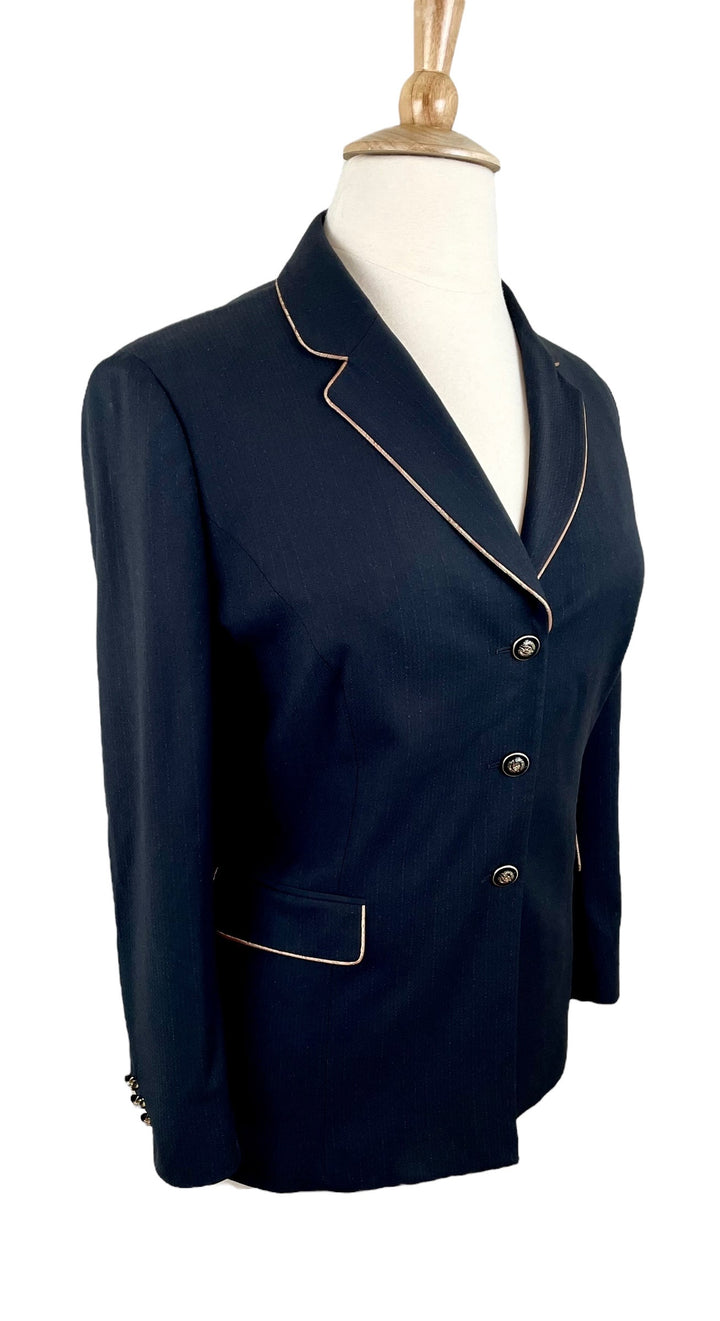 Black & Gold Halter Jacket (Size 22)