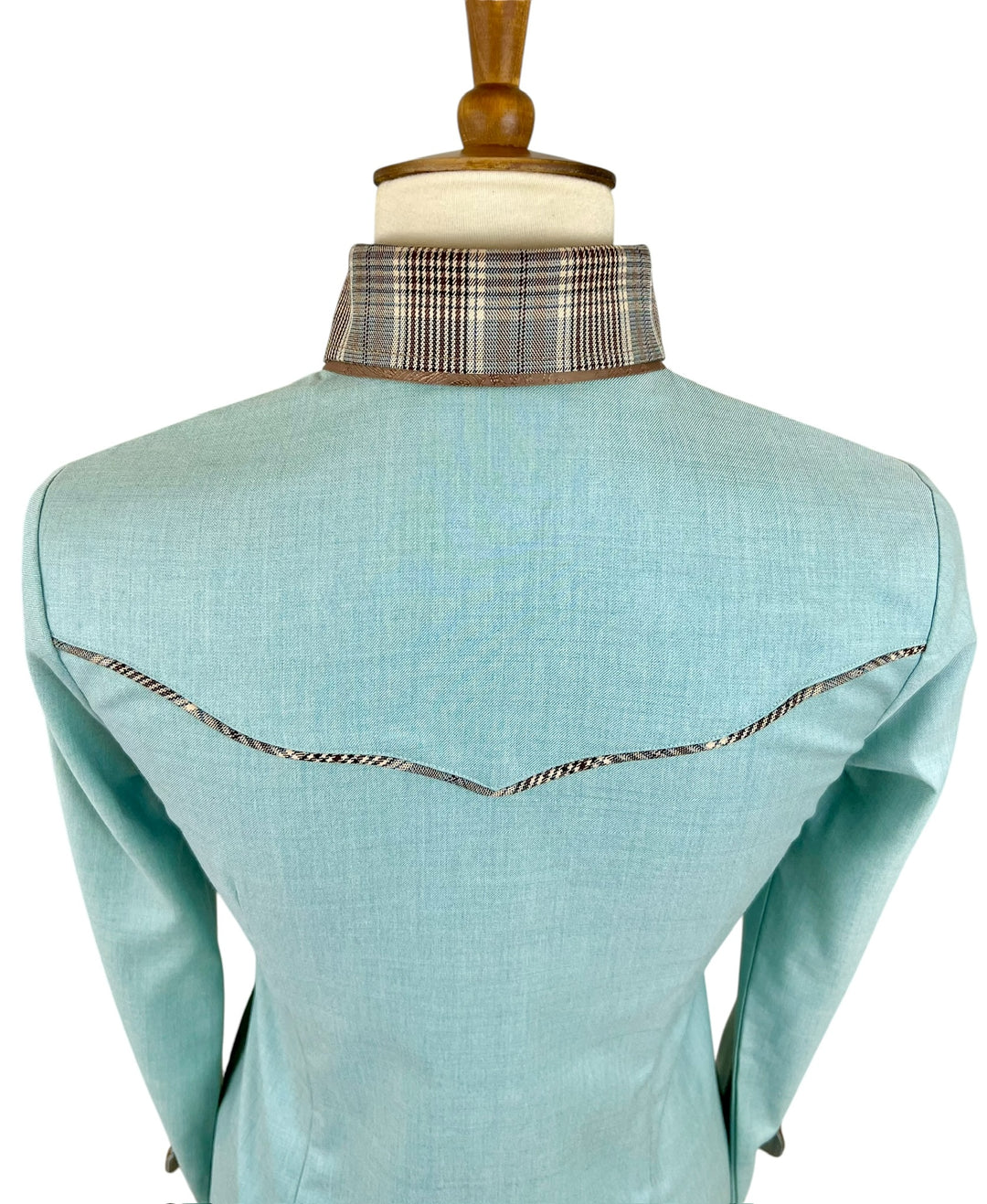 Green & Brown Western Shirt (Size 26)