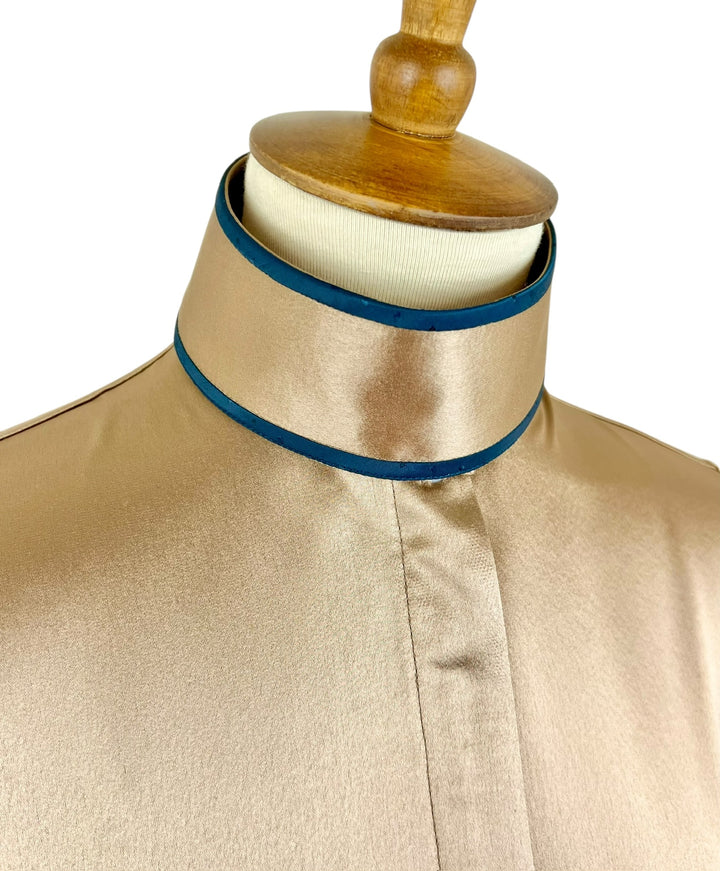 Bronze Silk Hunt Shirt (Size 34)