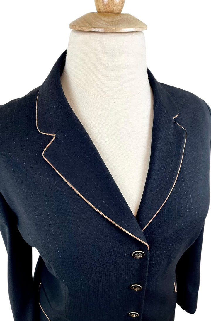 Black & Gold Halter Jacket (Size 22)