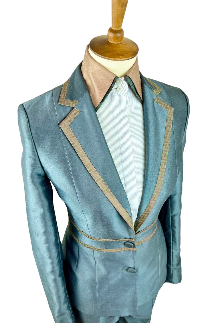 Green & Tan Showmanship Suit Set (Size 2/4) - Ref. 188