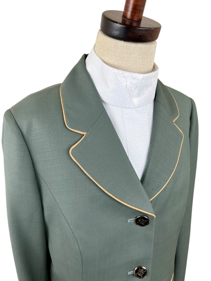 Youth Sage Green Hunt Coat + Dickie - Ref. 186