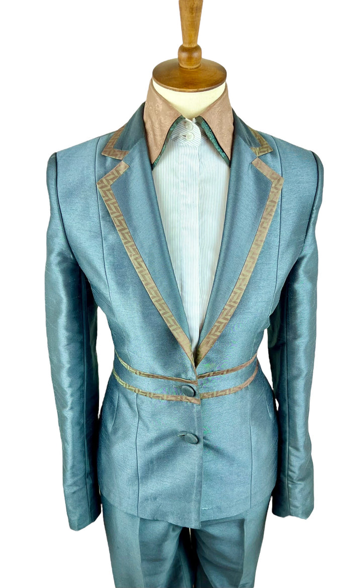 Green & Tan Showmanship Suit Set (Size 2/4) - Ref. 188