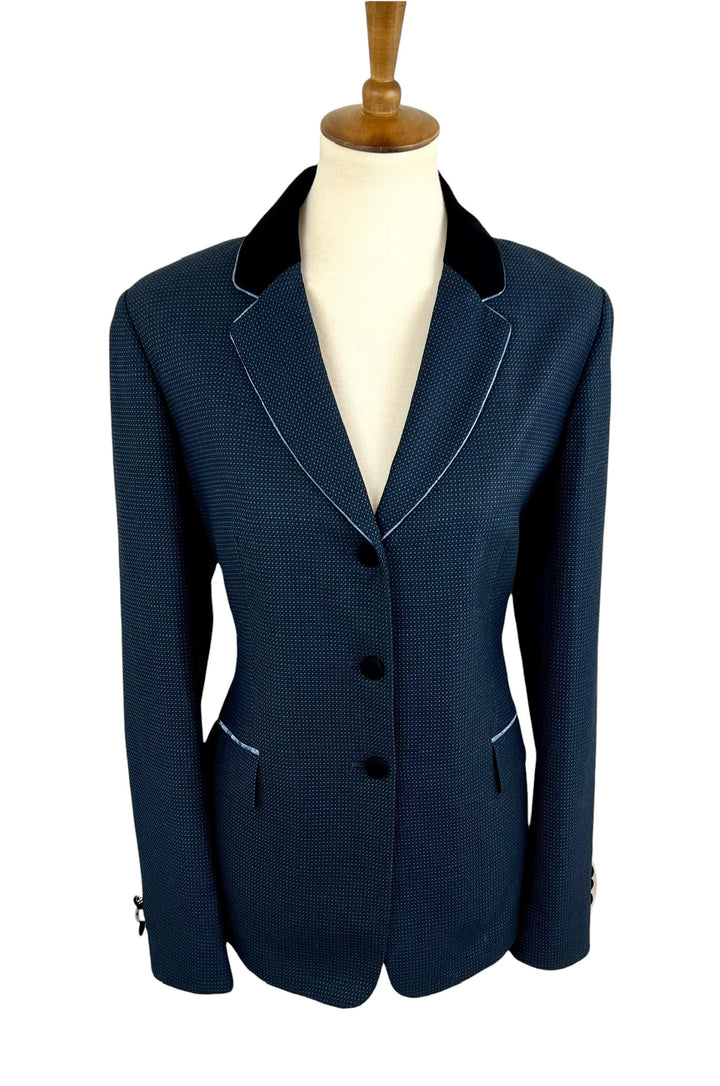 Black Hunt Coat w/ Blue Accents (Size 12) - Ref. 232