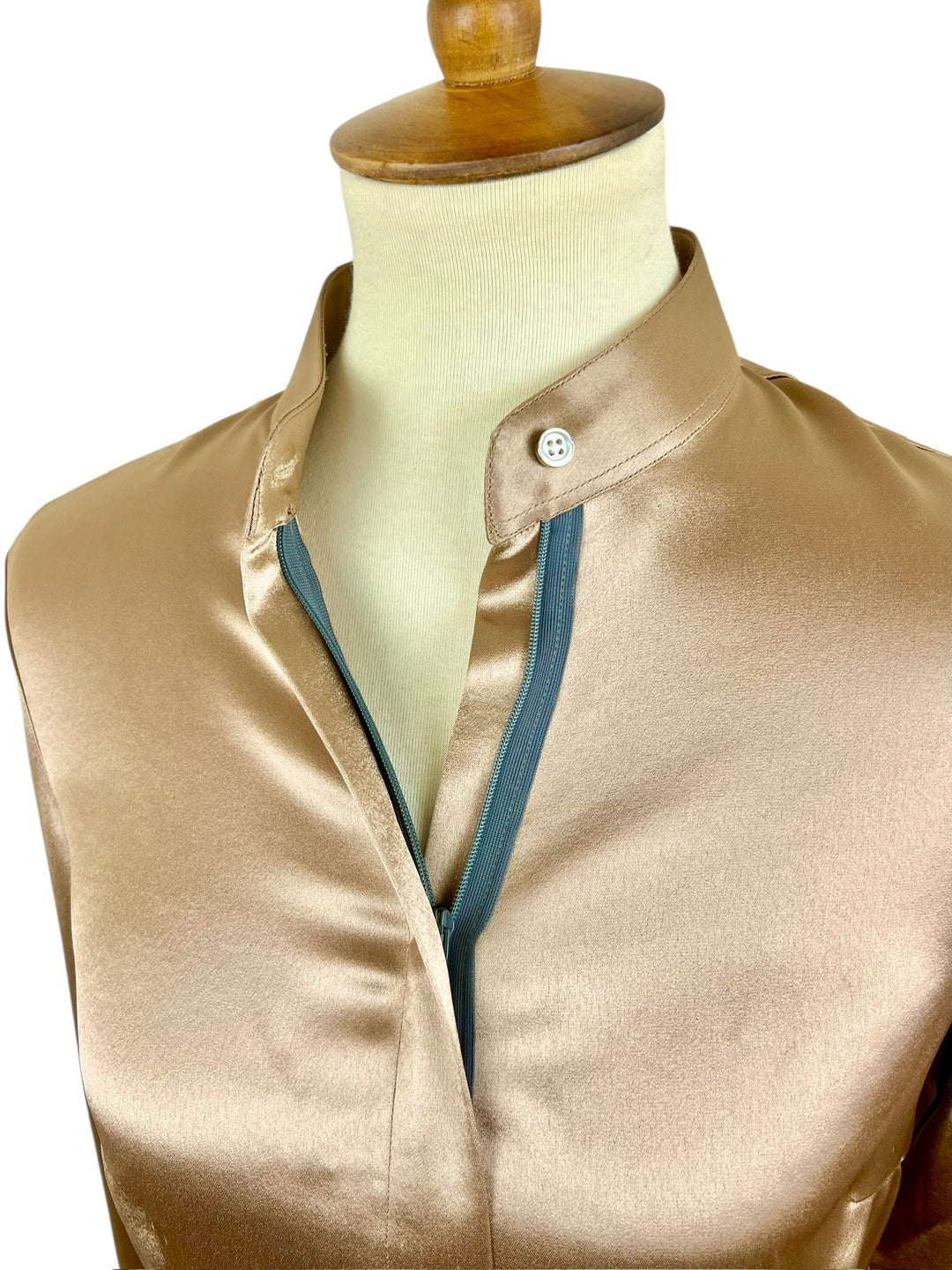 Bronze Silk Hunt Shirt (Size 34)