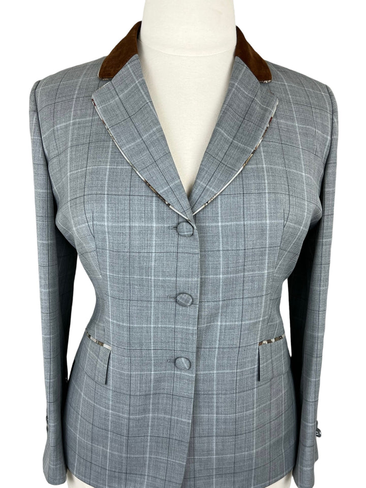 Gray Plaid Show Coat (12 Short)