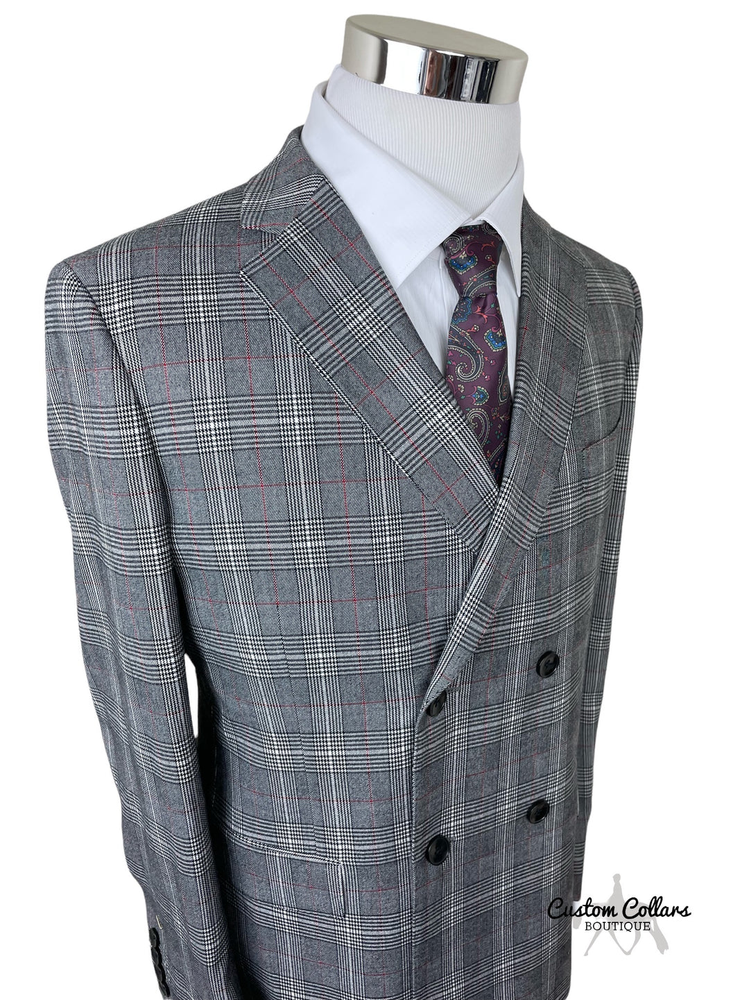 Men’s Gray Plaid Sports Coat