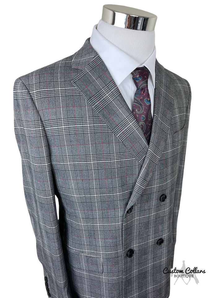 Men’s Gray Plaid Sports Coat