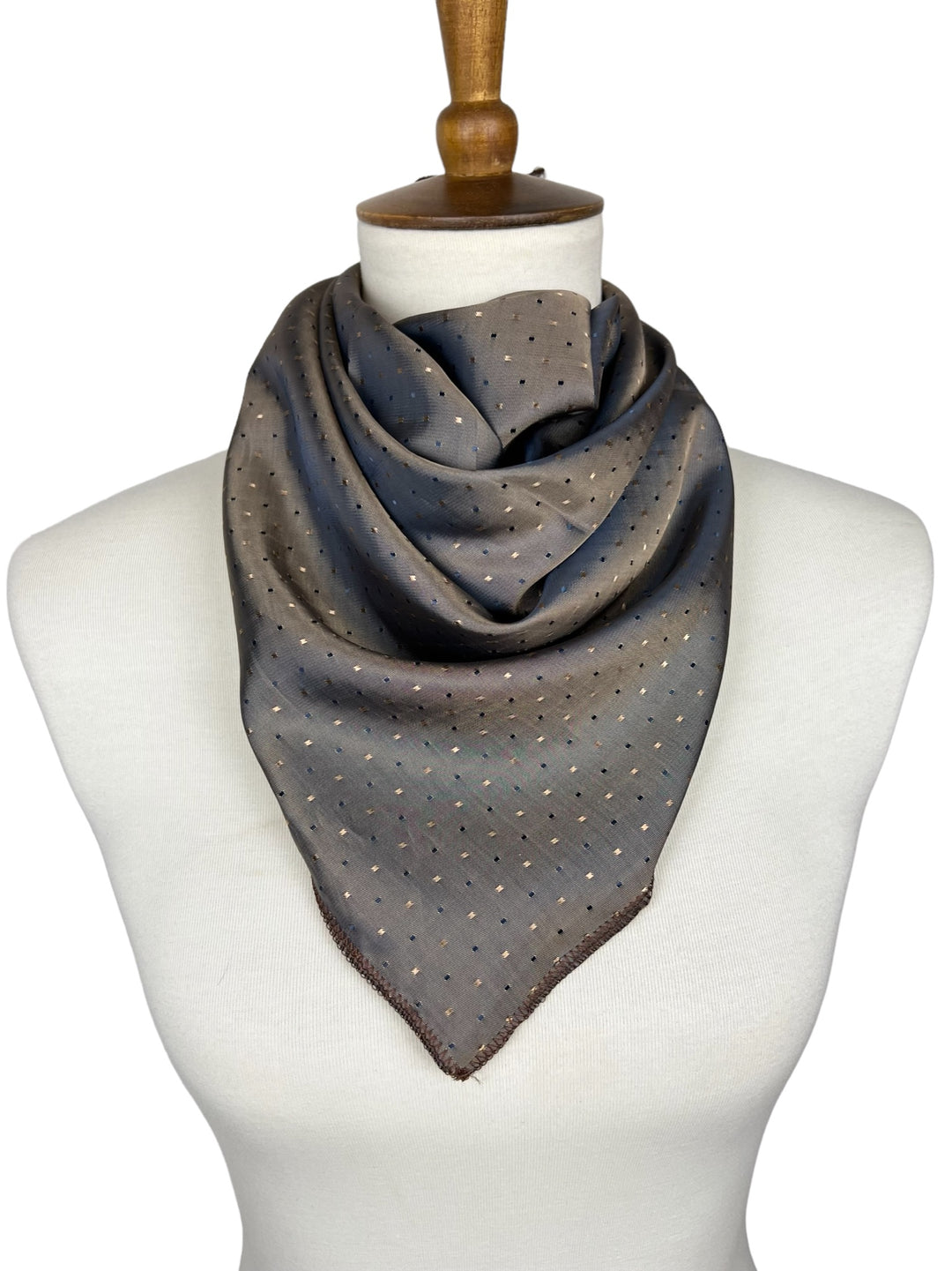 Gold Micro Dot Scarf
