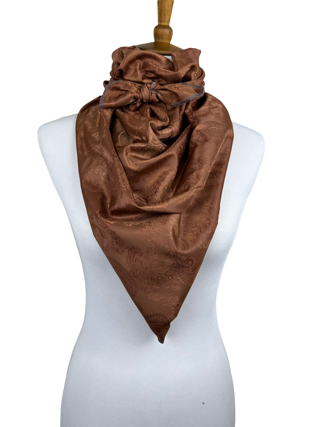 Chestnut Paisley Scarf