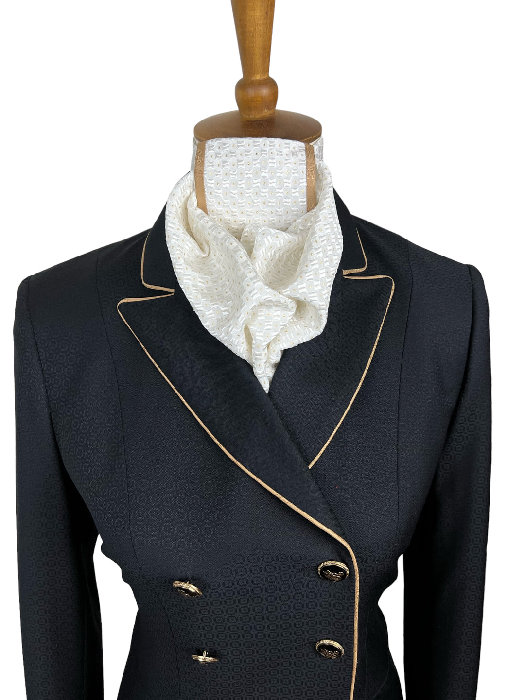 Gold Micro Dot Stock Tie