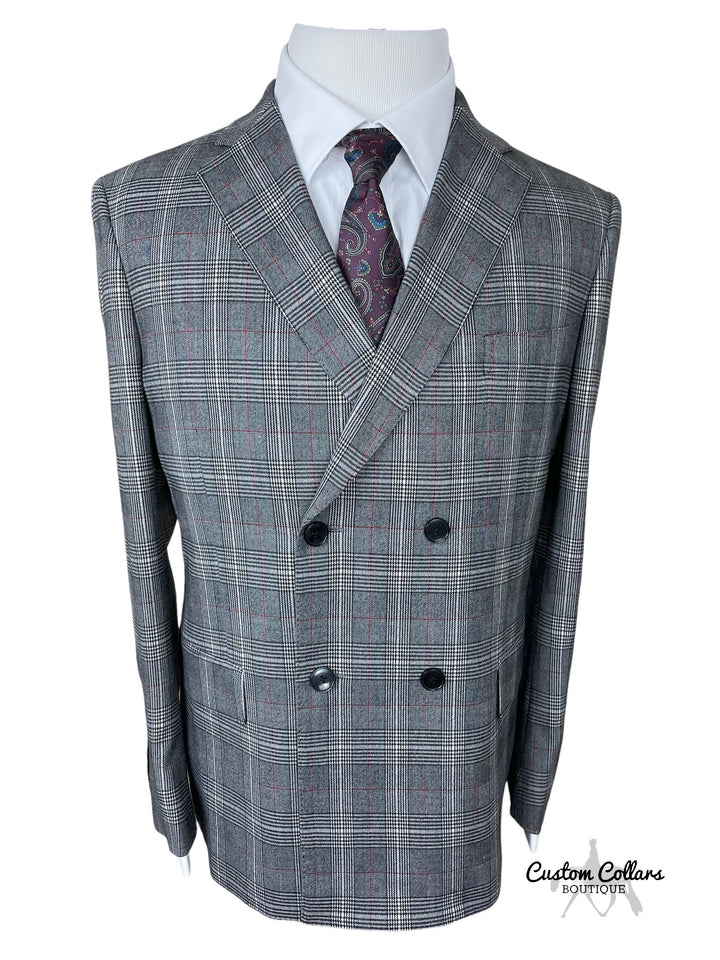 Men’s Gray Plaid Sports Coat